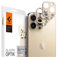 Spigen tR Optik 2 Pack, gold - iPhone 13 Pro/Max